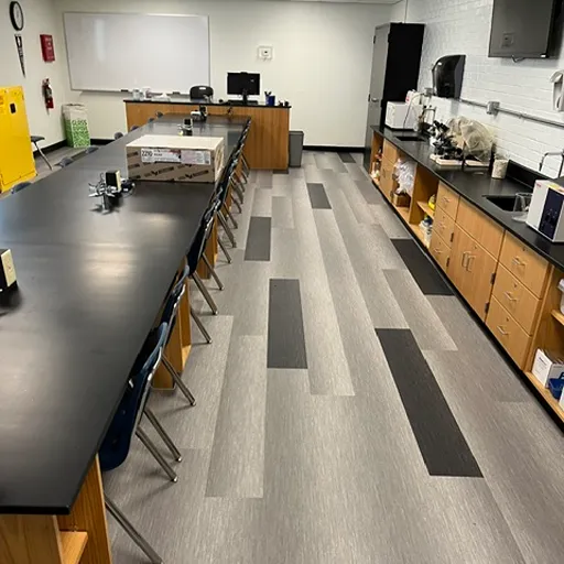 classroom carpet installation Iowa Central Eagle Grove 
